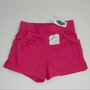 Old Navy Girl’s Pink Elastic Waist Shorts, 2T